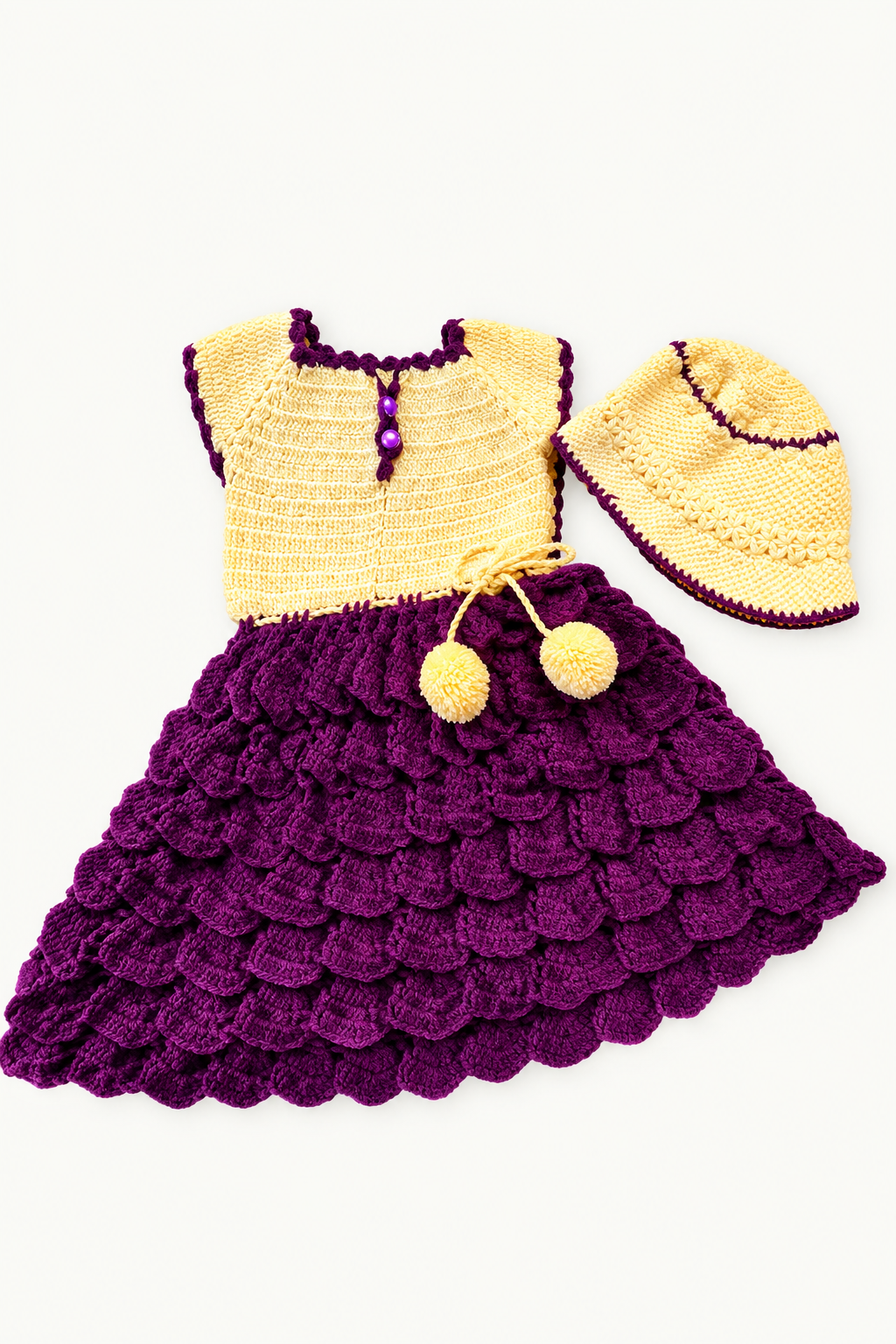 Crochet Baby Dress Baby Dress Set