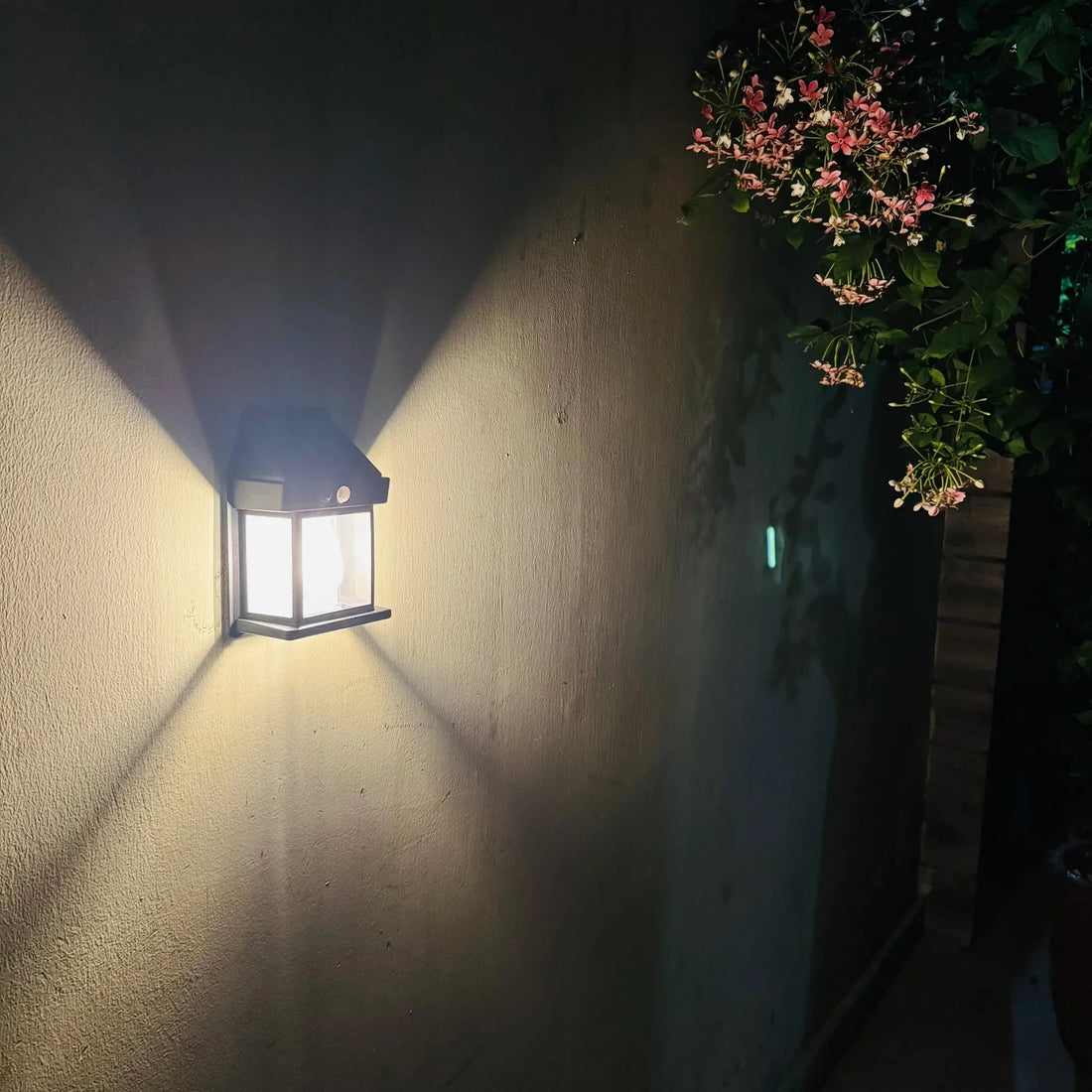 LED Solar Wall Lamp | Outdoor Security | Zero Electricty Cost