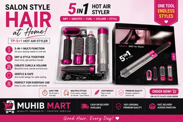 5 in 1 Hot Air Styler | 5 in 1 Hair Dryer Styling Tool