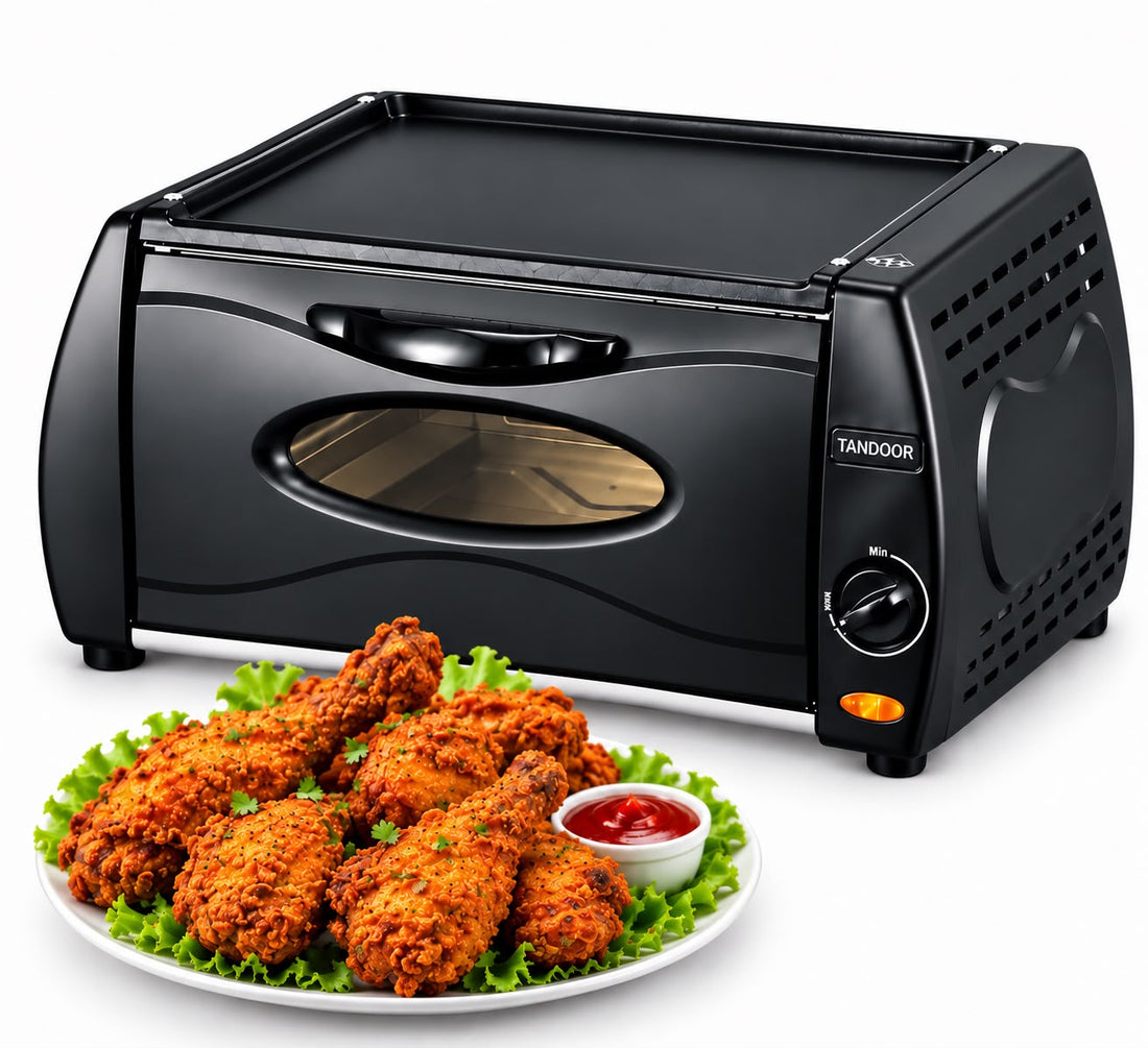 Electric Tandoor Oven 1800W (15L) Automatic Roti, Naan, Pizza & BBQ Maker for Home